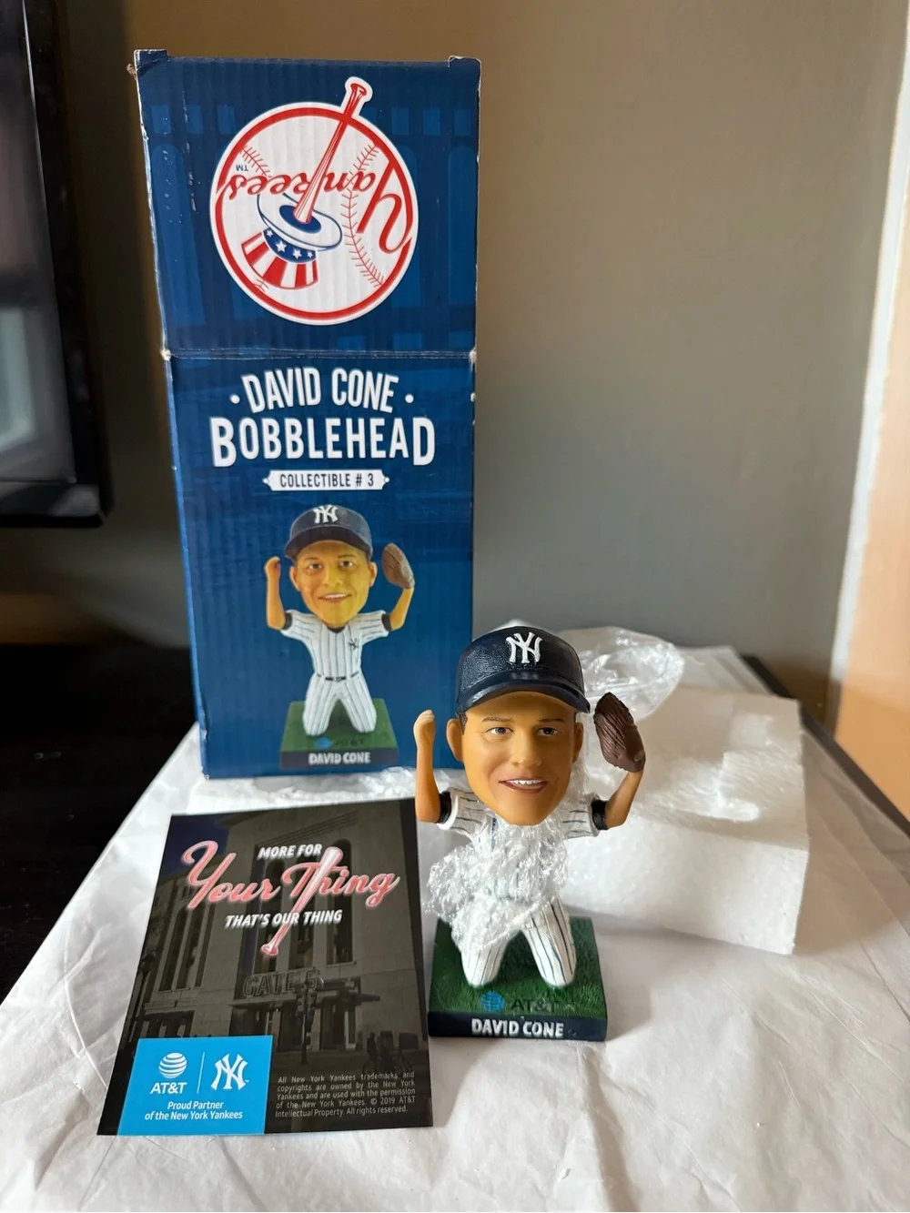 David Cone Yankees Bobblehead Collectible